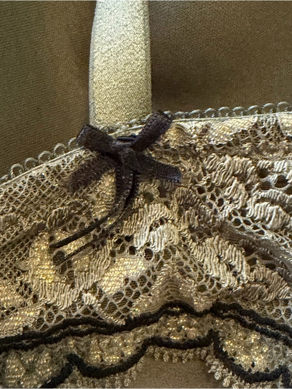 Heidi Klum Intimates Margaux Balconette Contour Bra Green Sz 36D Lace H23-1076 - Picture 7 of 10